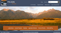 Desktop Screenshot of cityofpolson.com