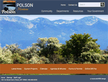 Tablet Screenshot of cityofpolson.com